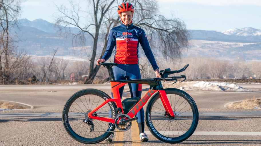 Taylor Knibb Trek Speed Concept bike (Photo credit: Kenny Withrow)