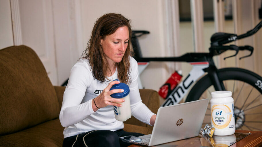 Kat Matthews relaxing