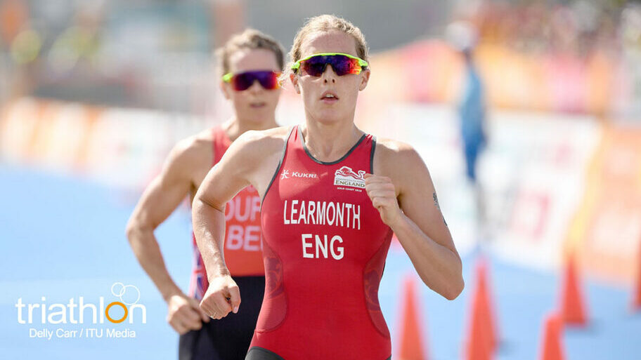 Jessica Learmonth running at 2018 Commonwealth Games