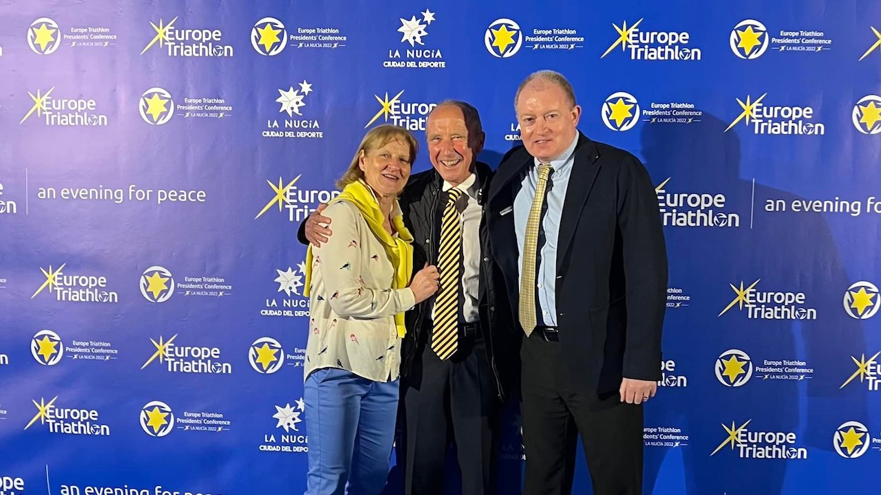 Europe Triathlon Presidents' Conference 2022 - Renato Bertrandi and John Levison