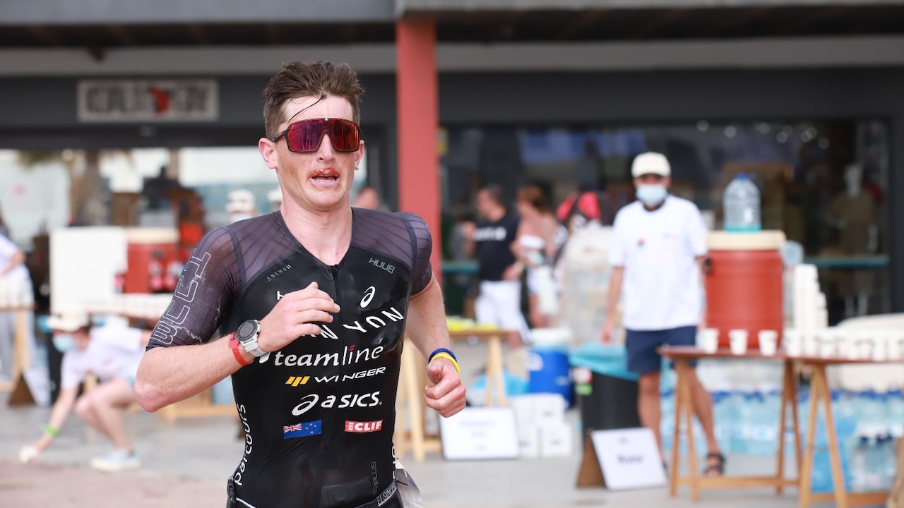 Kyle Smith IRONMAN 70.3 Lanzarote 2022 run