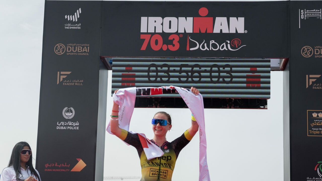 Laura Philipp wins IRONMAN 70.3 Dubai 2022