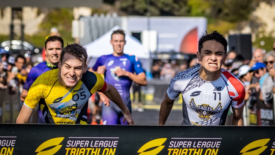 Marten Van Riel Alex Yee Super League Triathlon Malibu 2021