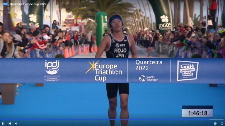 Takumi Hojo Europe Triathlon Cup Quarteira 2022