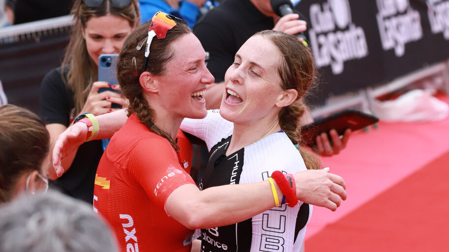Kat Matthews and Jess Learmonth IRONMAN 70.3 Lanzarote 2022