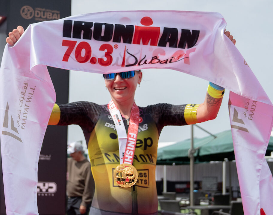 Laura Philipp IRONMAN 70.3 Dubai 2022 banner