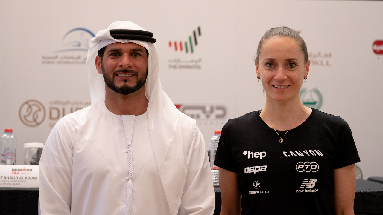 Laura Philipp IRONMAN 70.3 Dubai 2022 Press Conference