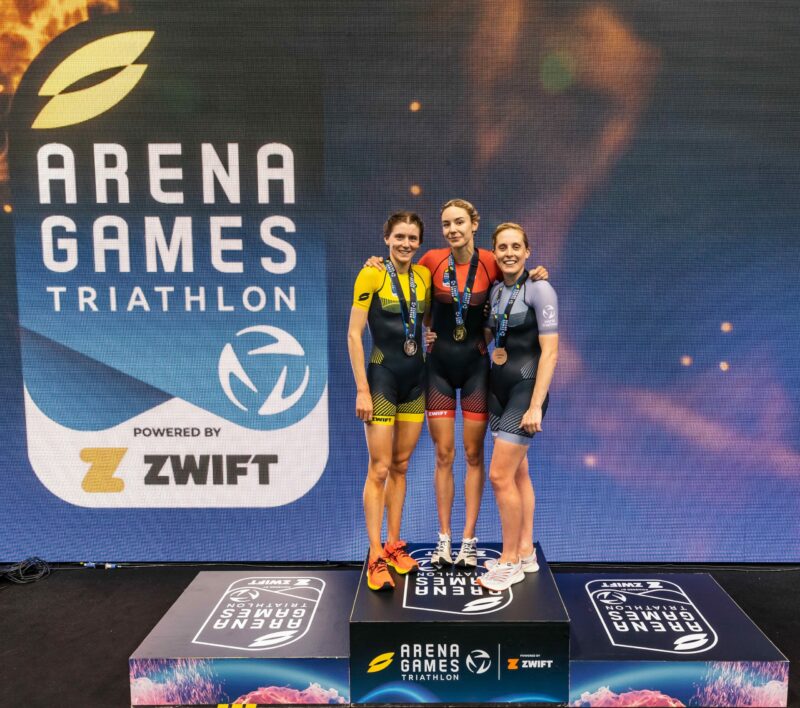 Arena Games Triathlon London 2022 Women's Podium