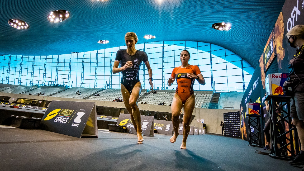 Beth Potter Anna Godoy Arena Games Londres 2021 copyright Super League Triathlon