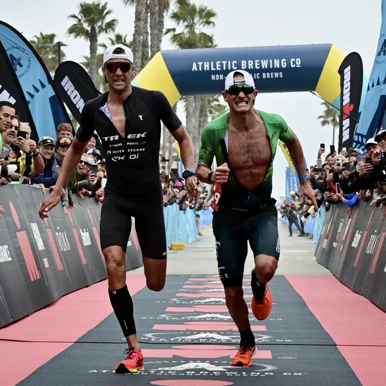 IRONMAN 70.3 Oceanside 2022: Lionel Sanders and Rudy Von Berg sprint