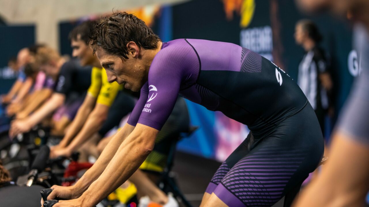 Justus Nieschlag Arena Games Triathlon London 2022 Bike