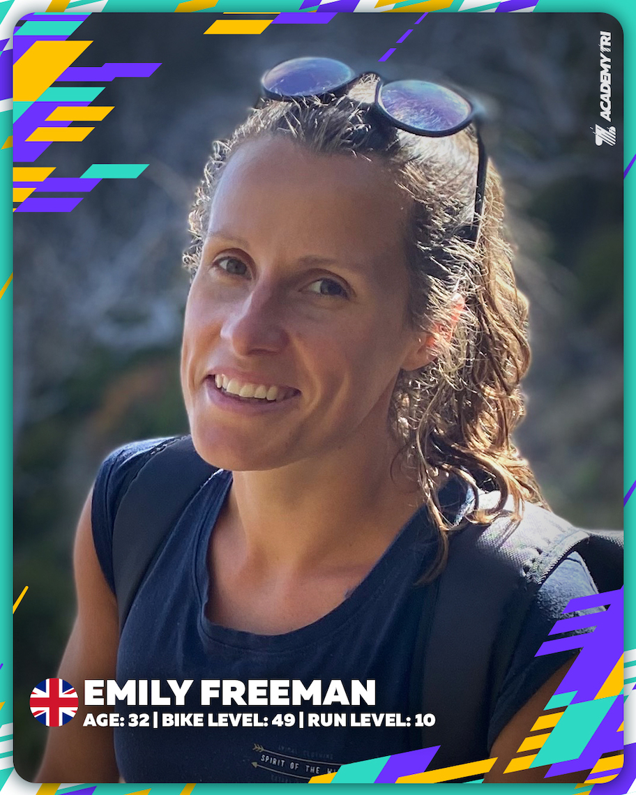 Emily Freeman Zwift Academy Tri team