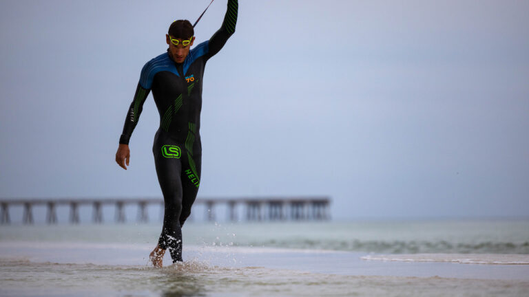 Lionel Sanders / Blue Seventy wetsuit