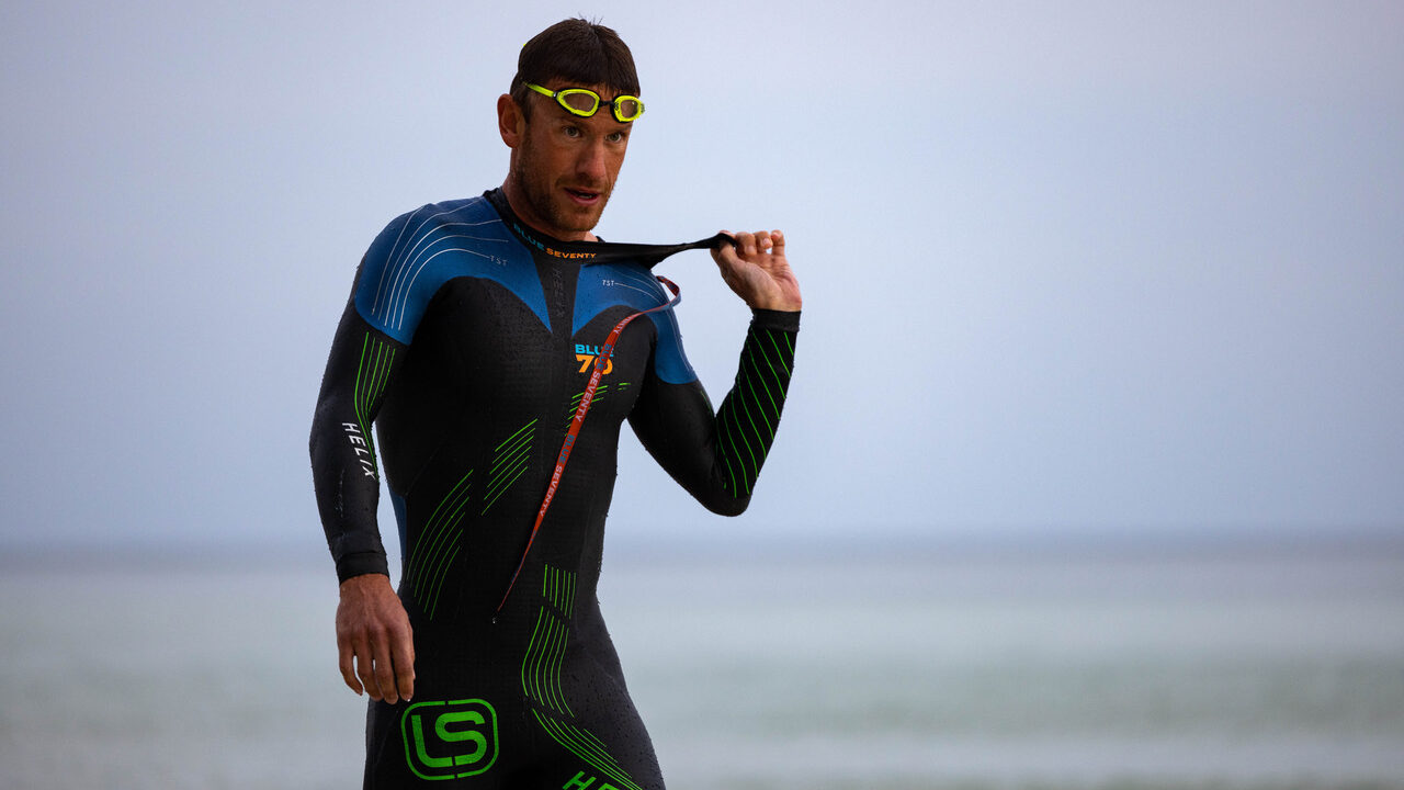 Lionel Sanders / Blue Seventy wetsuit