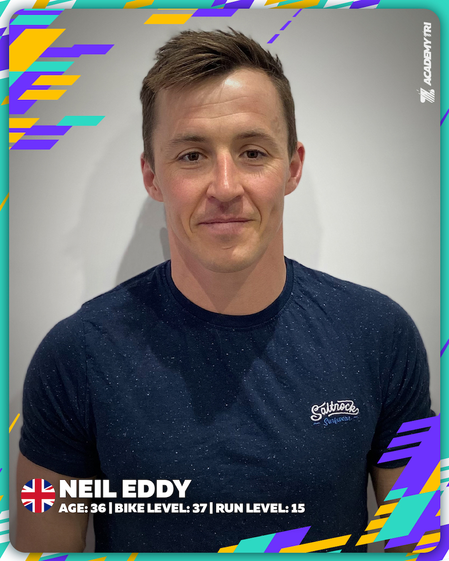 Neil Eddy - Zwift Academy Tri team