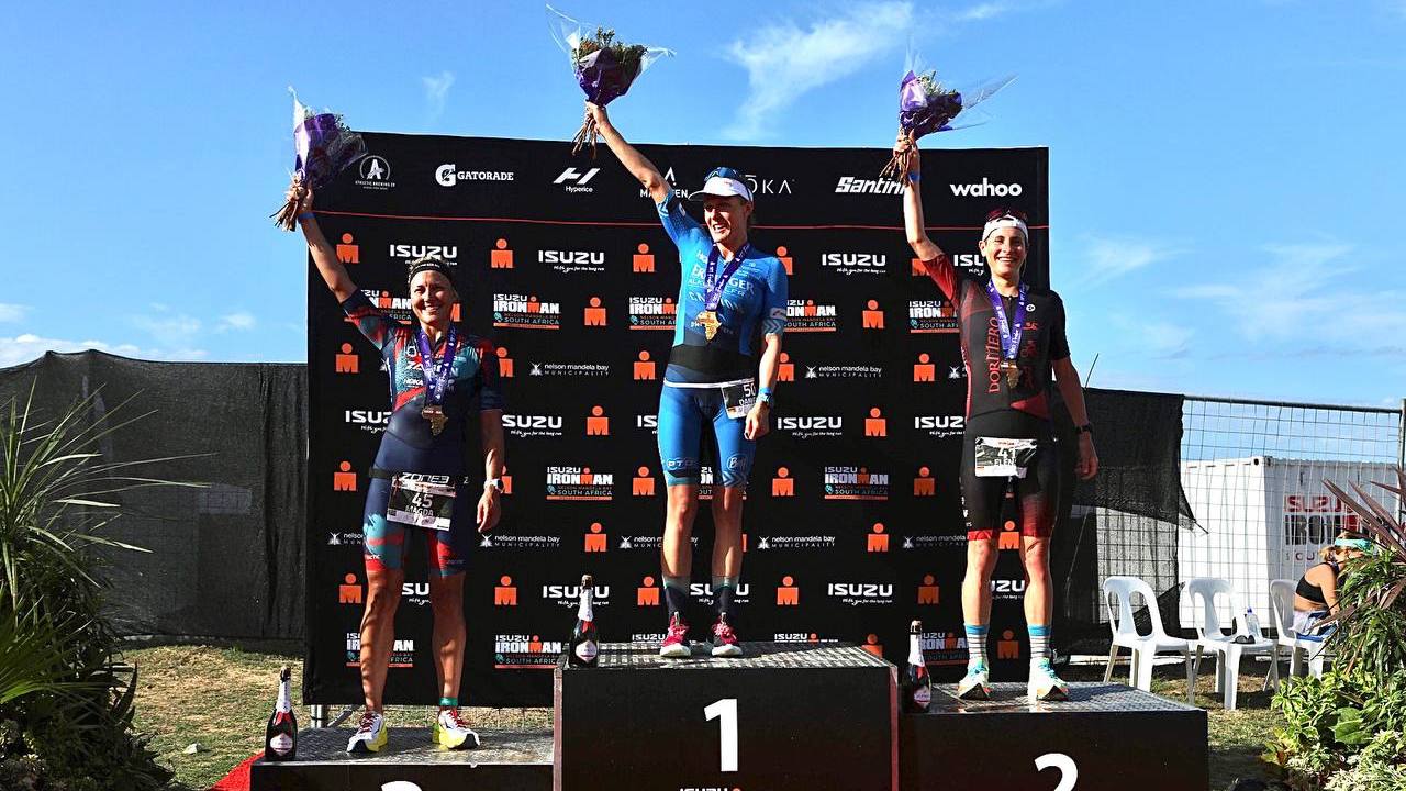 IRONMAN South Africa 2022 podium women