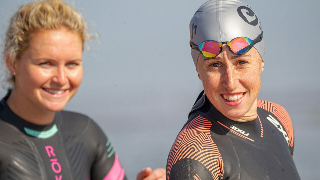 India Lee (right) at Challenge Riccione