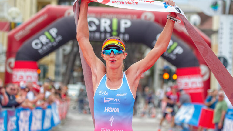 Emma Pallant-Browne finish Challenge Riccione 2022