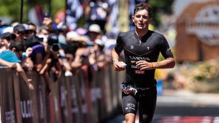 Kyle Smith 2021 IRONMAN World Championship St George run finish