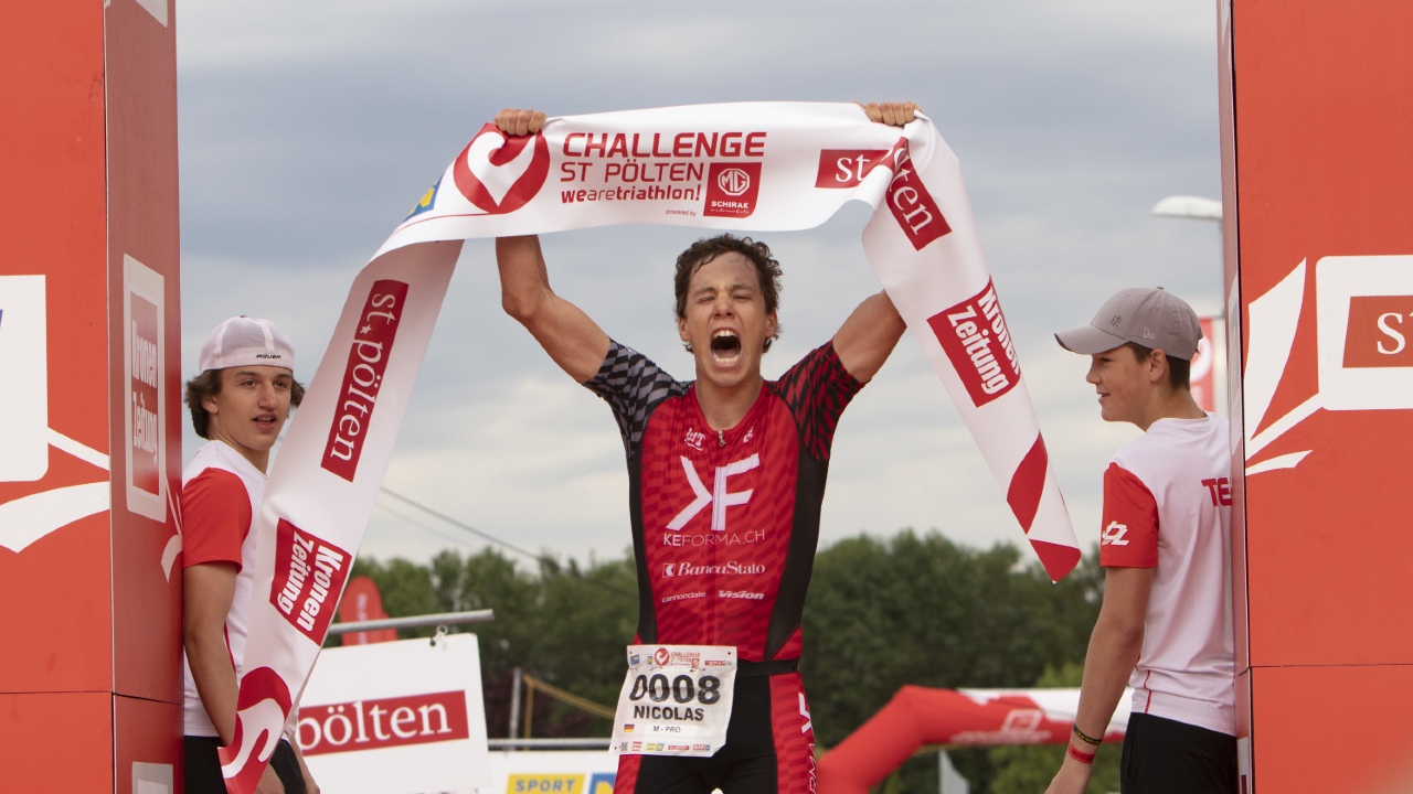 Nicolas Mann wins Challenge St Polten photo credit: Challenge Family