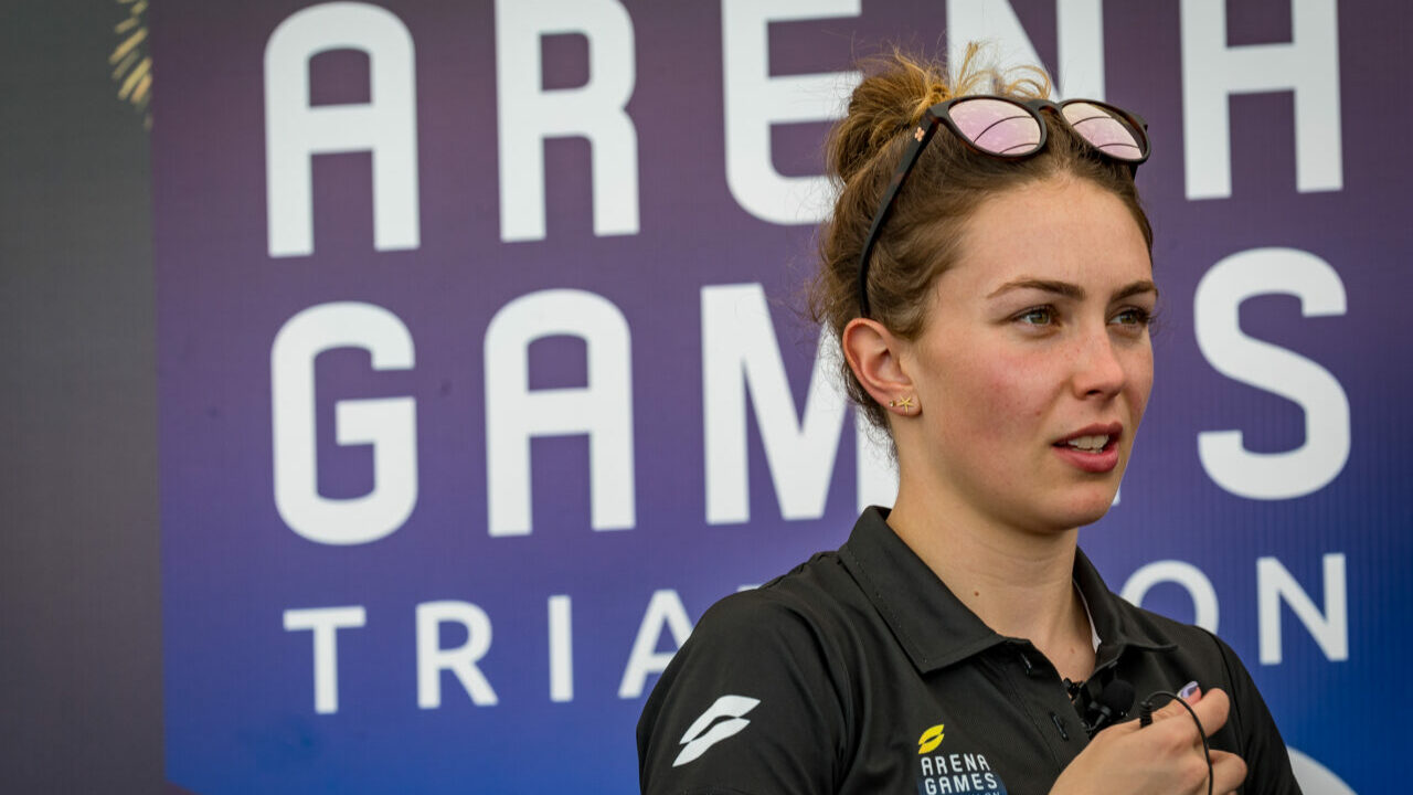 Arena Games Triathlon Finals Singapore - Sian Rainsley