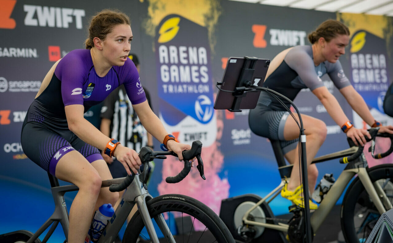 Sian Rainsley Arena Games Triathlon Finals Singapore