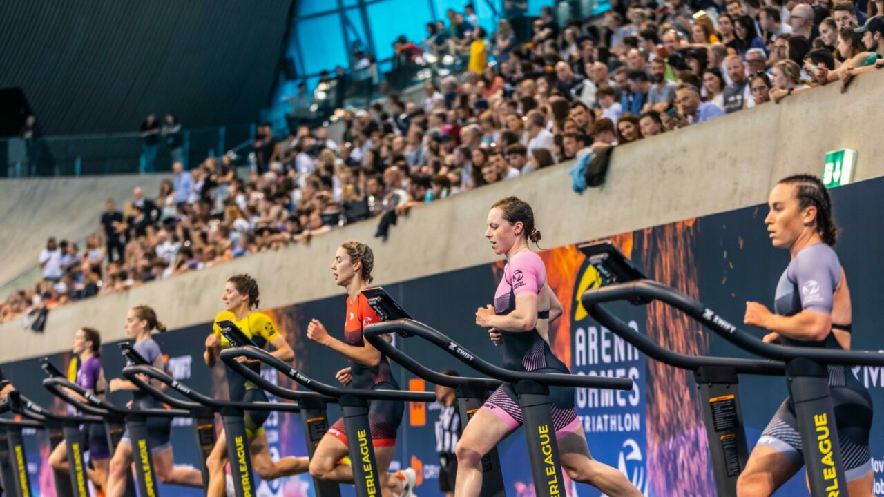 Arena Games Triathlon London crowds