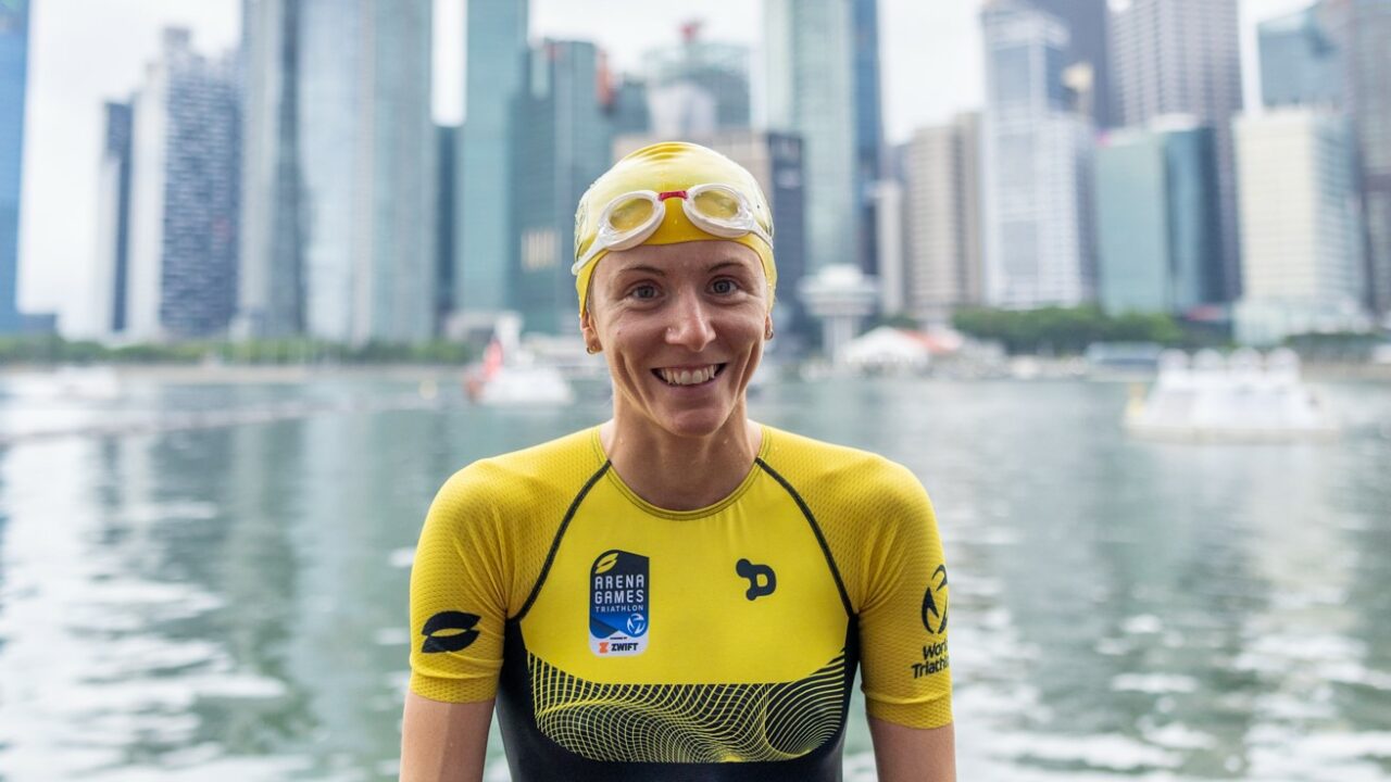 Beth Potter Arena Games Triathlon Finals Singapore