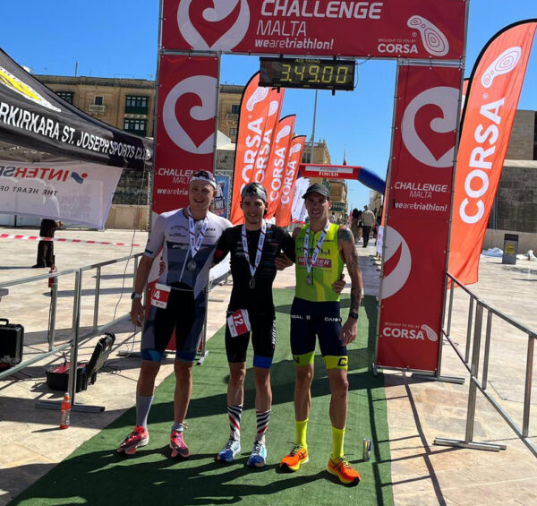 Challenge Malta 2022 podium men
