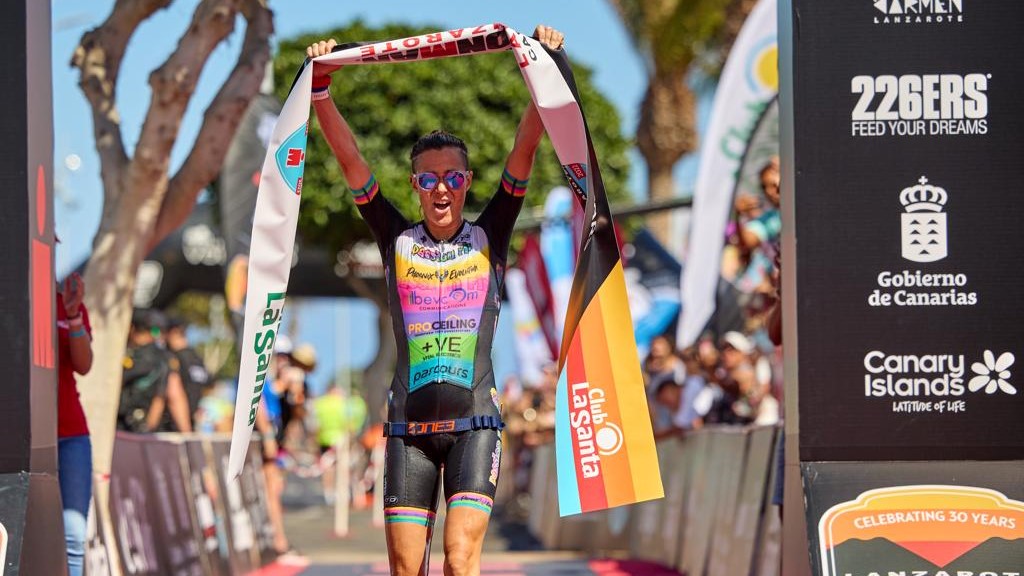 Lydia Dant - IRONMAN Lanzarote 2022 finish