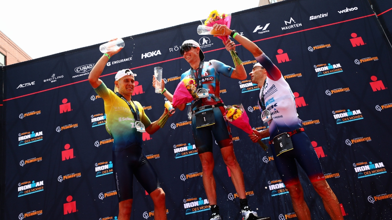 Hanson Lopes ODonnell Des Moines podium Archi Trujillo IRONMAN