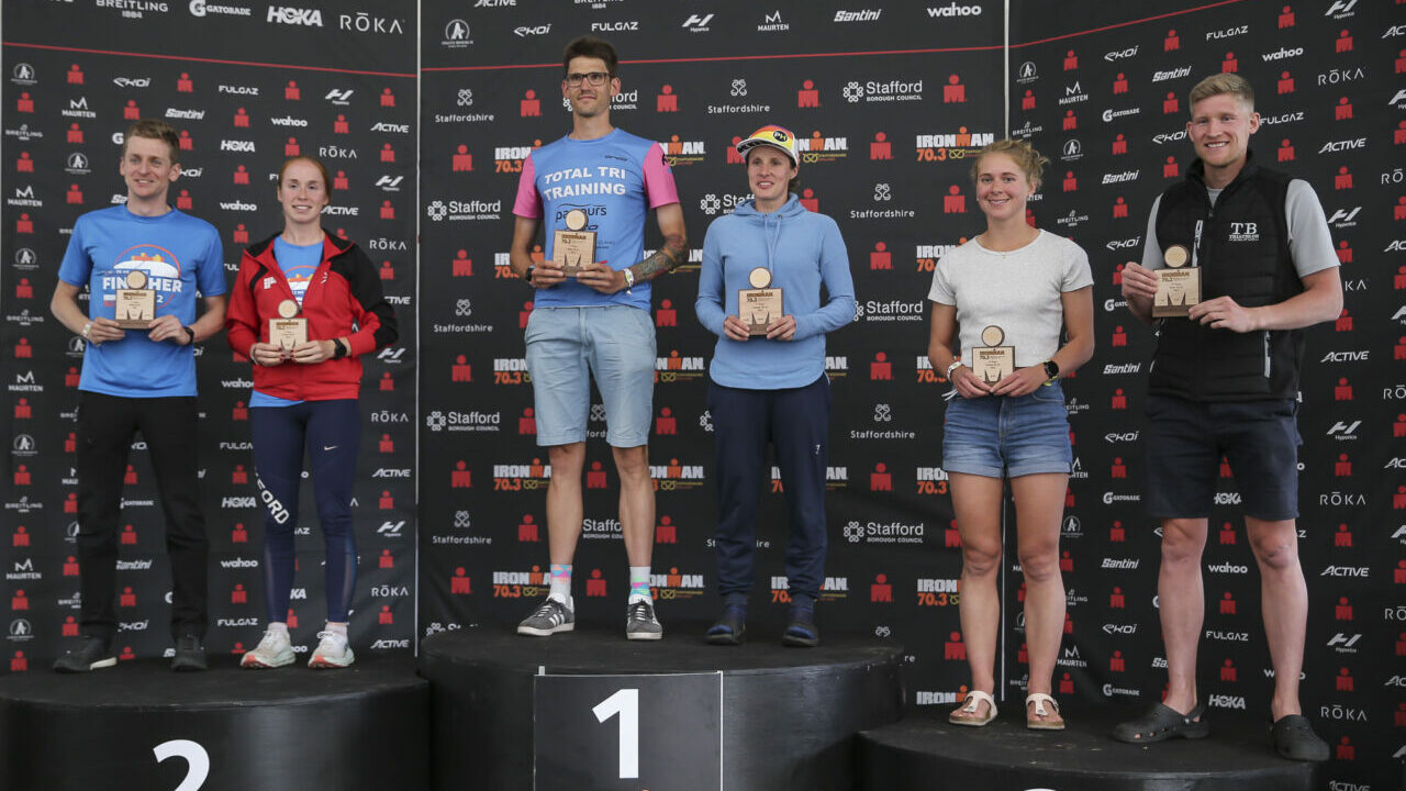 IRONMAN 70.3 Staffordshire 2022 Age-Group presentations - Photo Credit: Huw Fairclough for IRONMAN