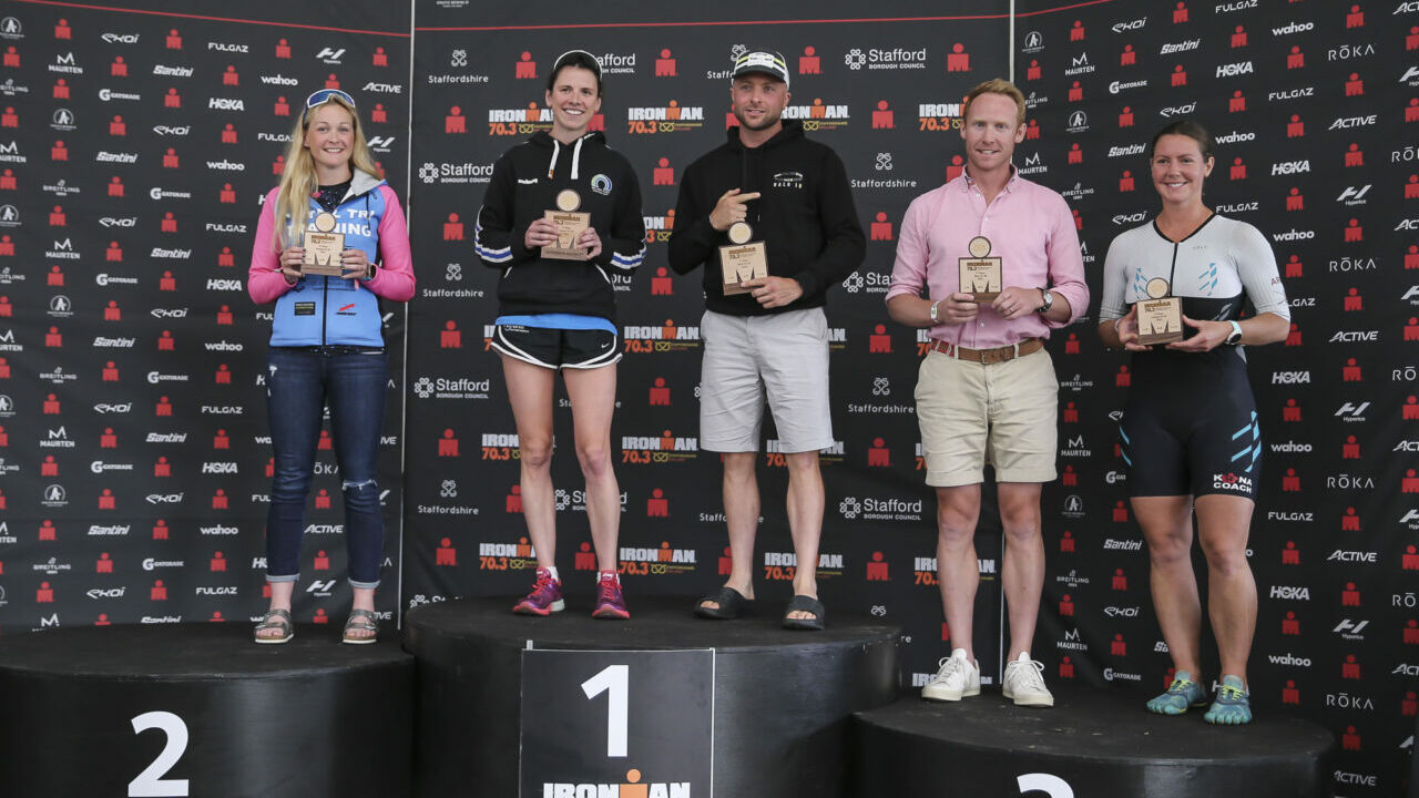 IRONMAN 70.3 Staffordshire 2022 Age-Group presentations - Photo Credit: Huw Fairclough for IRONMAN