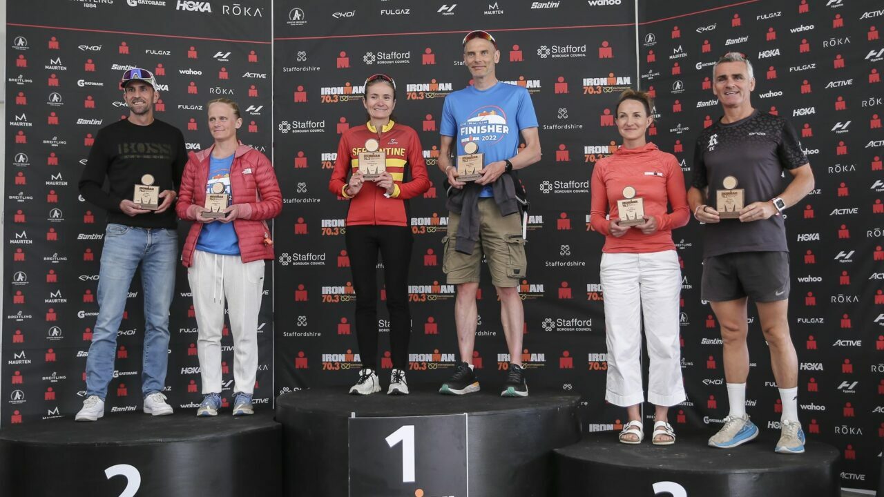 IRONMAN 70.3 Staffordshire 2022 Age-Group presentations - Photo Credit: Huw Fairclough for IRONMAN