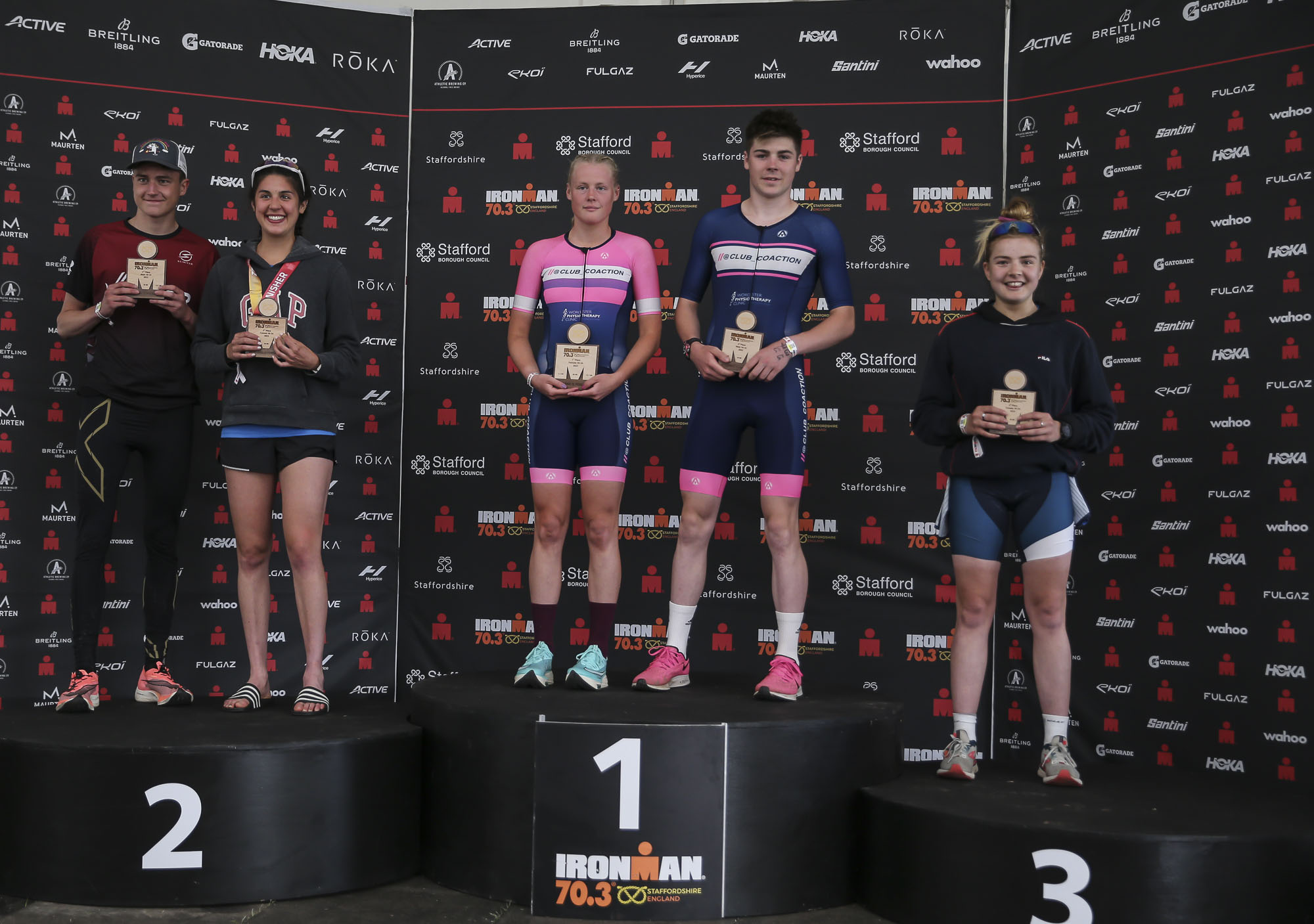 IRONMAN 70.3 Staffordshire 2022 Age-Group presentations - Photo Credit: Huw Fairclough for IRONMAN