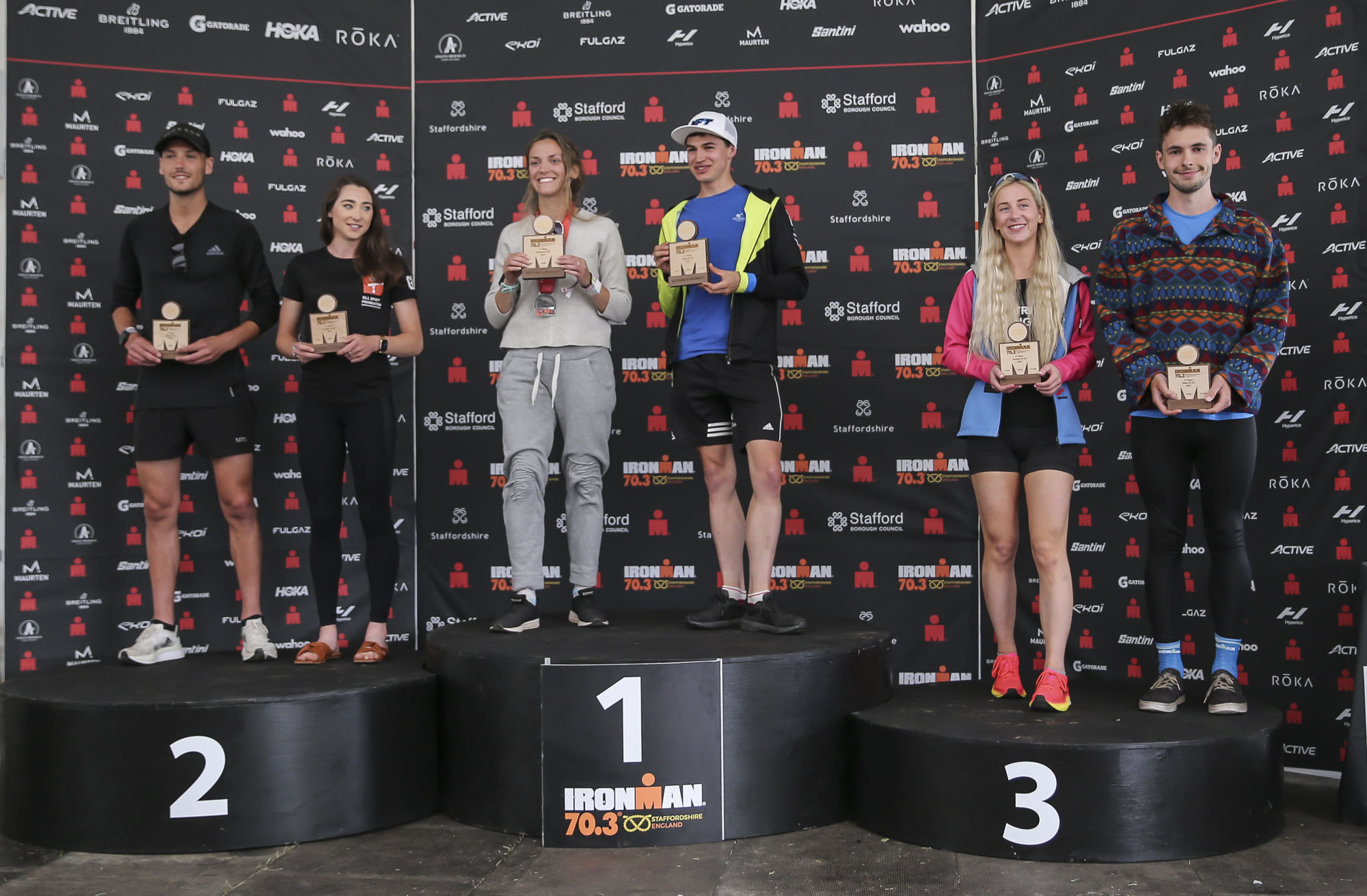 IRONMAN 70.3 Staffordshire 2022 Age-Group presentations - Photo Credit: Huw Fairclough for IRONMAN