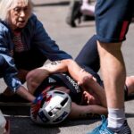 Jonny Brownlee Broken Elbow WTCS Leeds 2022
