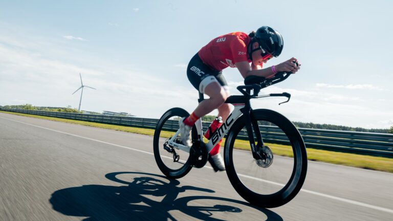 Kat Matthews with BMC Bike - Sub7Sub8 preparations