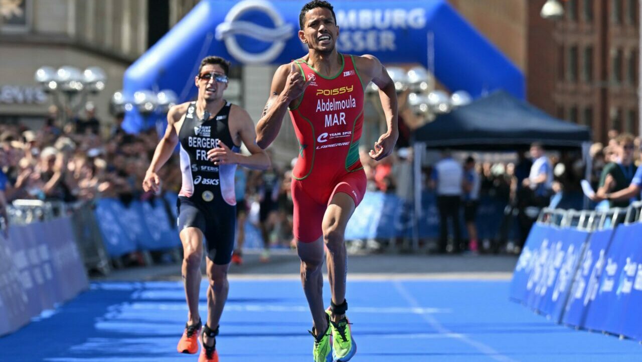 Jawad Abdelmoula finish World Triathlon Championship Series Hamburg 2022