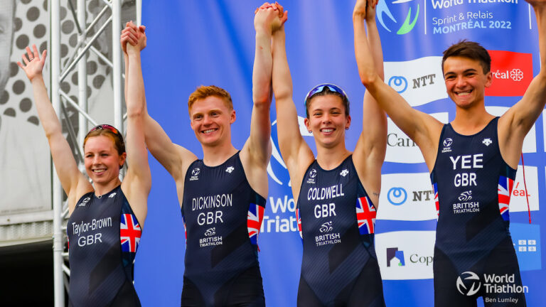 Georgia Taylor-Brown, Sam Dickinson, Sophie Coldwell, Alex Yee, Mixed Relay World Championship 2022 Montreal