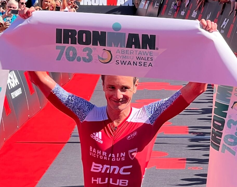 Alistair Brownlee wins IRONMAN 70.3 Swansea