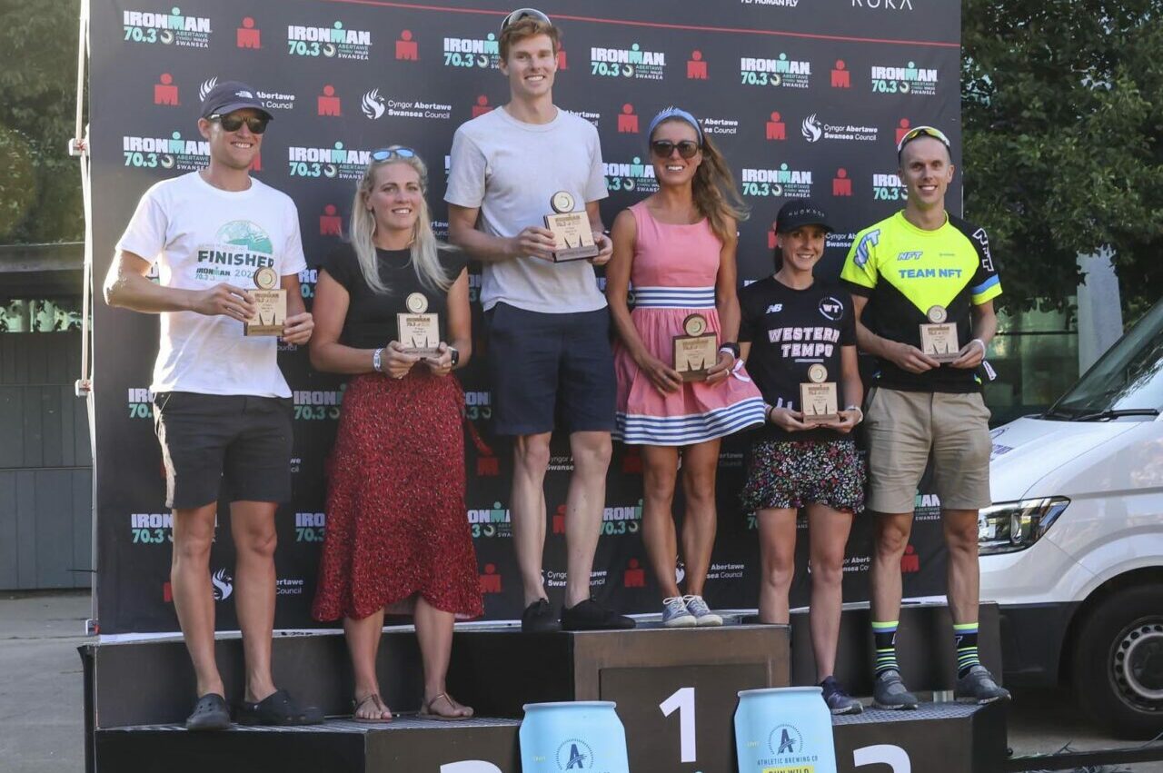 IRONMAN 70.3 Swansea 2022 Age-Group presentations - Photo Credit: Huw Fairclough for IRONMAN