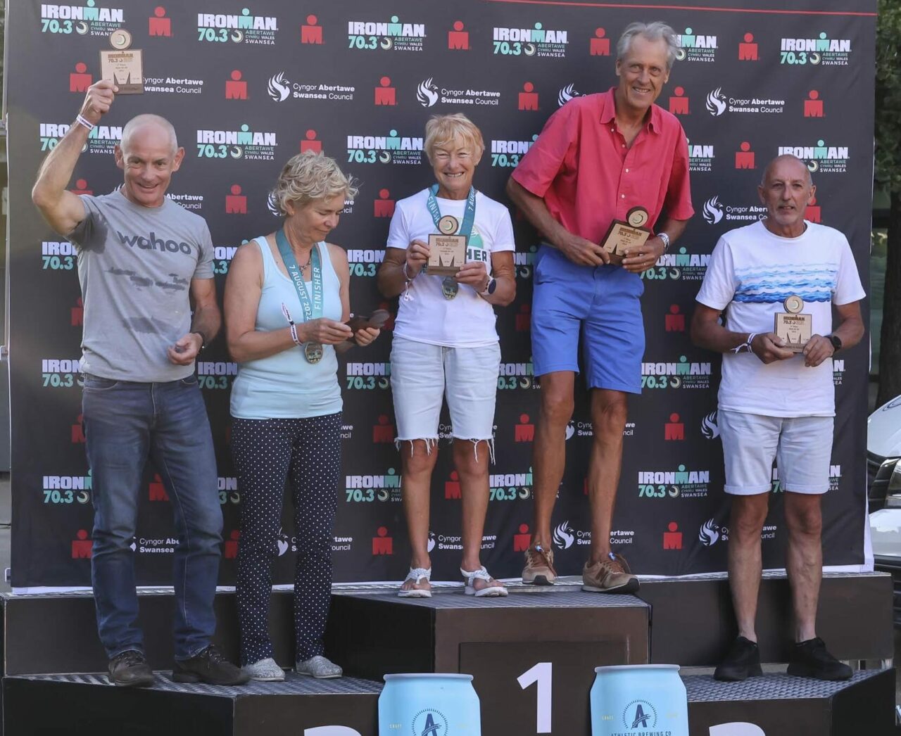 IRONMAN 70.3 Swansea 2022 Age-Group presentations - Photo Credit: Huw Fairclough for IRONMAN