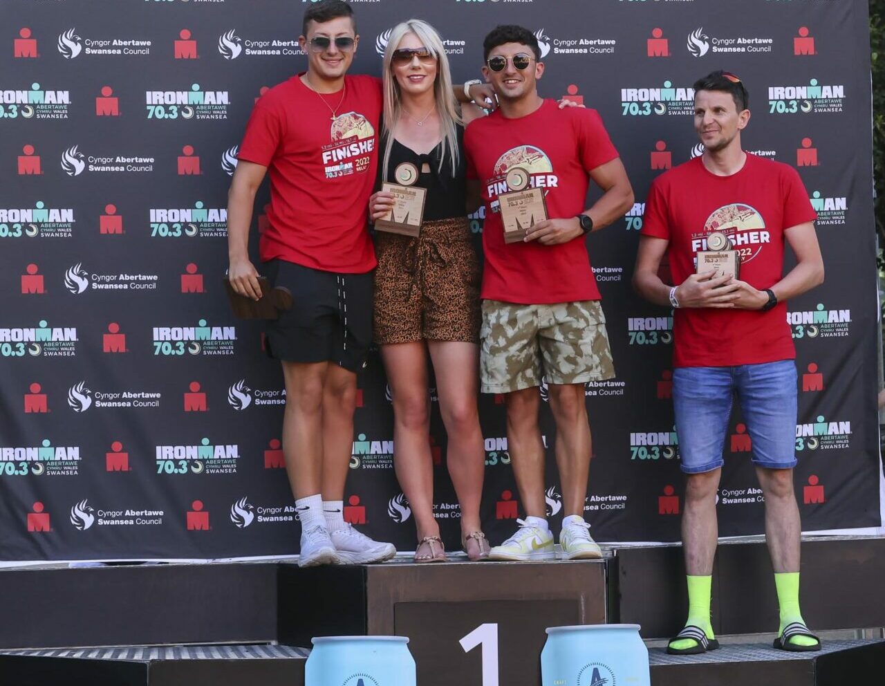 IRONMAN 70.3 Swansea 2022 Age-Group presentations - Photo Credit: Huw Fairclough for IRONMAN