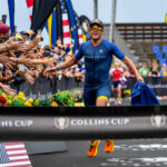 Kristian Blummenfelt at the 2022 Collins Cup finish