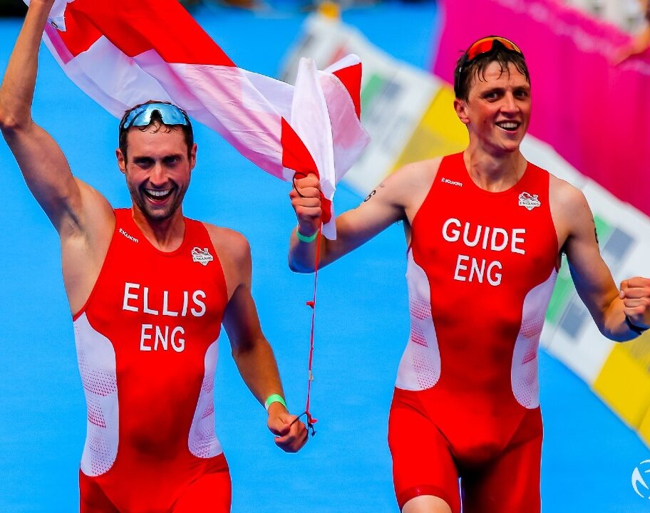 PTVI men's race birmingham 2022 dave ellis photo credit world triathlon