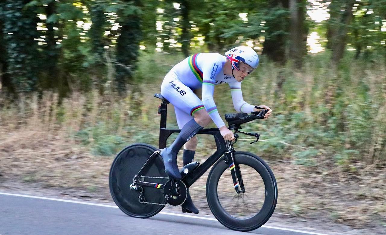 George Peasgood Time Trial World Championship stripes