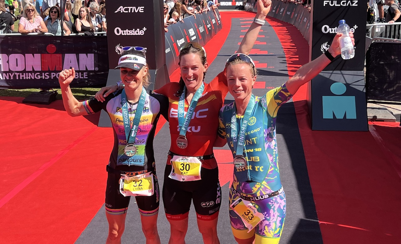 IRONMAN 70.3 Swansea 2022 - Kat Matthews, Lydia Dant, Ruth Astle 