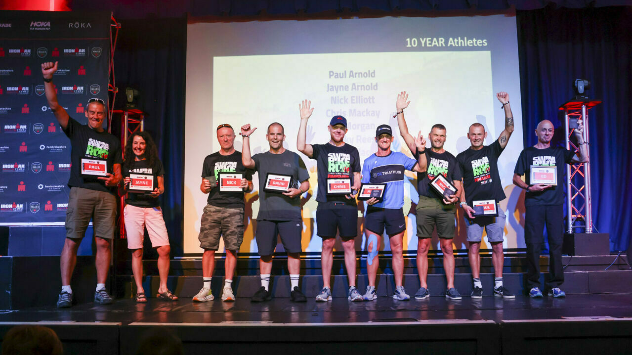 IRONMAN Wales 2022 Age Group podiums - Huw Fairclough for IRONMAN