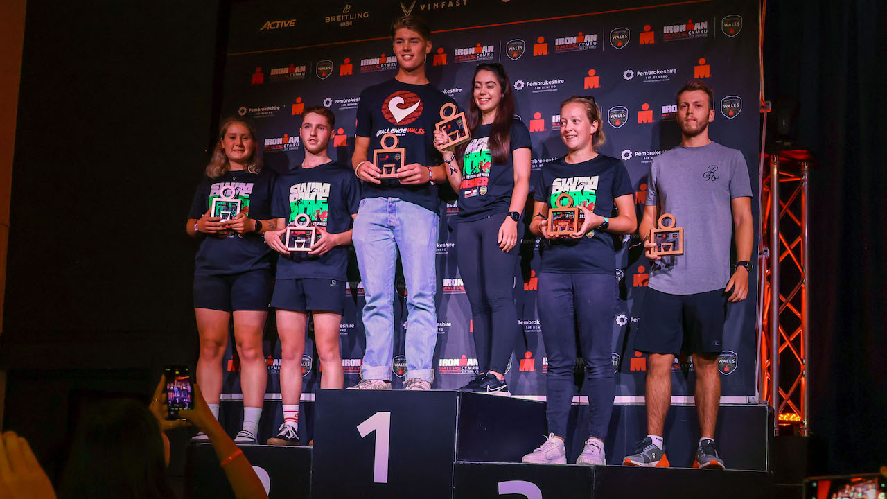 IRONMAN Wales 2022 Age Group podiums - Huw Fairclough for IRONMAN